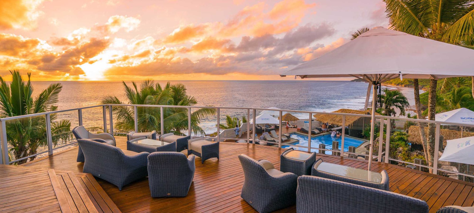 Scenic-Matavai-Resort-Niue-Restaurant-Seating-Deck-View-Sunset-Banner